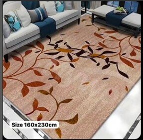 Beautiful and cozy patterned carpet