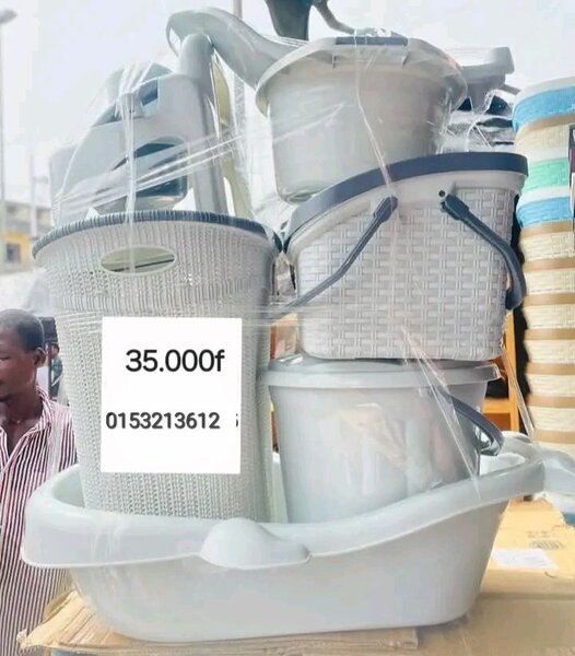 Set de Paniers en Plastique