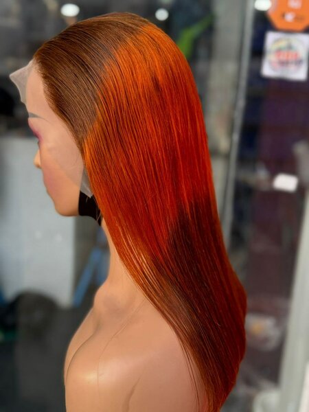 Perruque en dentelle ombrée