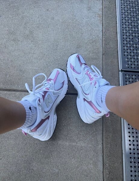 Sneakers de Sport Blancs et Roses