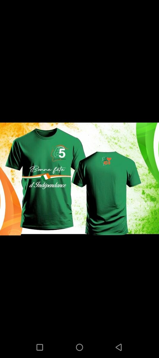 T-shirts de fête nationale