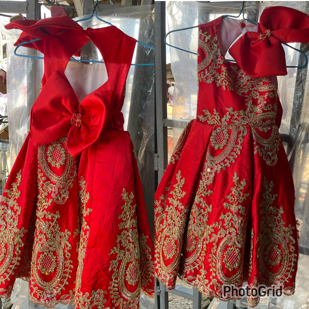 Robe fille élégante avec nœud