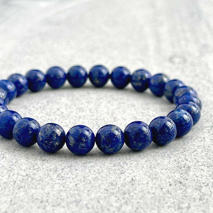 Bracelet en lapis-lazuli