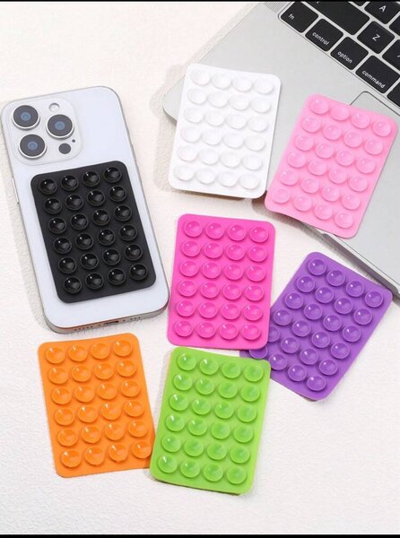 Support de téléphone à ventouse en silicone double face