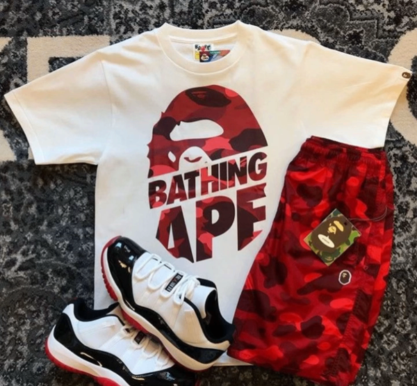 Set de mode Bape - T-shirt et shorts