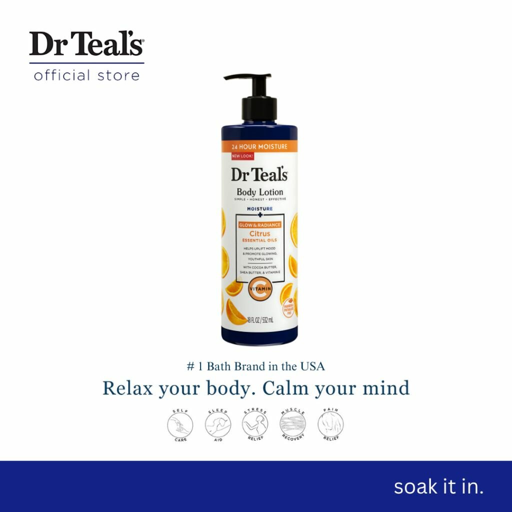 Dr Teals Vitamin C citrus Body lotion