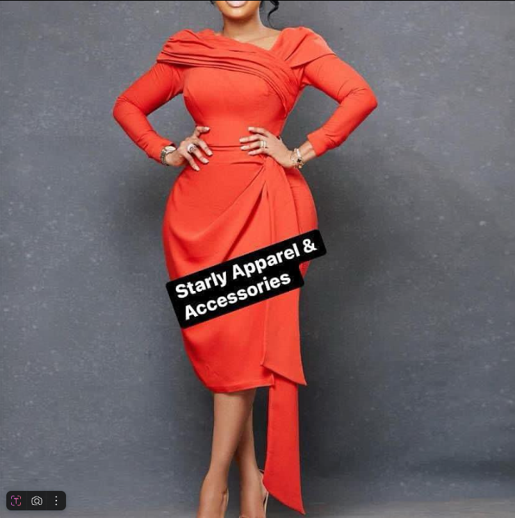 Robe élégante rouge