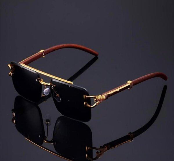 Lunettes de soleil carrées luxueuses