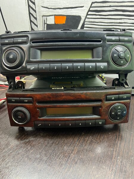 Магнитола Мерс Рекс Вито модельная рабочие