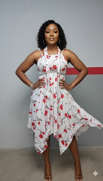 Robe d'été florale élégante