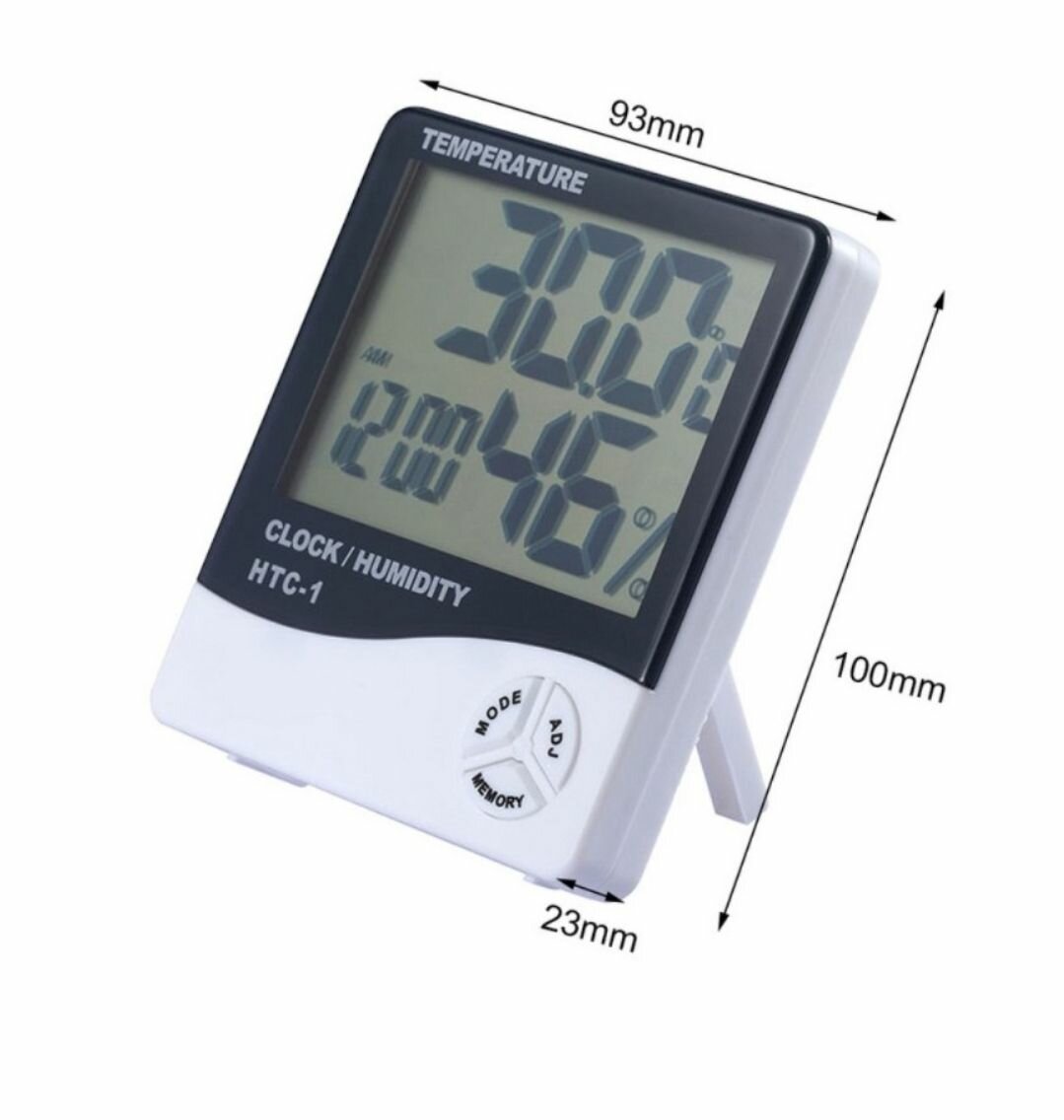 DIGITAL LCD THERMOMETER HYGROMETER HUMIDITY METER
