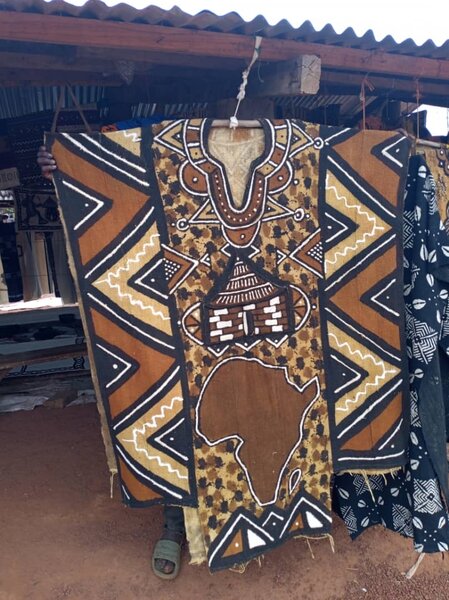 Poncho ethnique africain