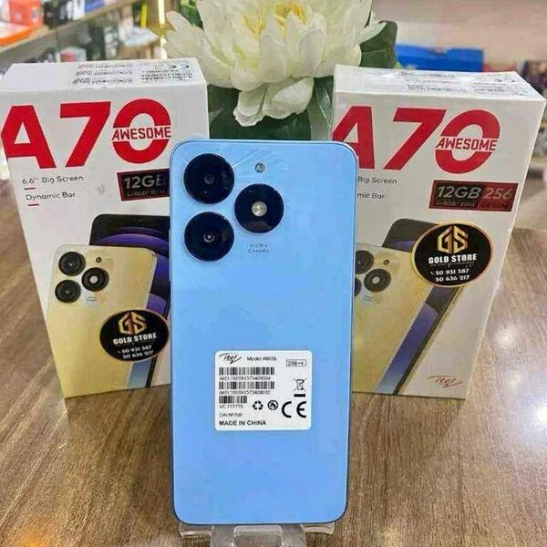 Téléphone Itel A70 - 6,6'' - 12GB - 128GB