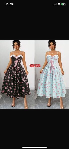 Robe longue florale élégante