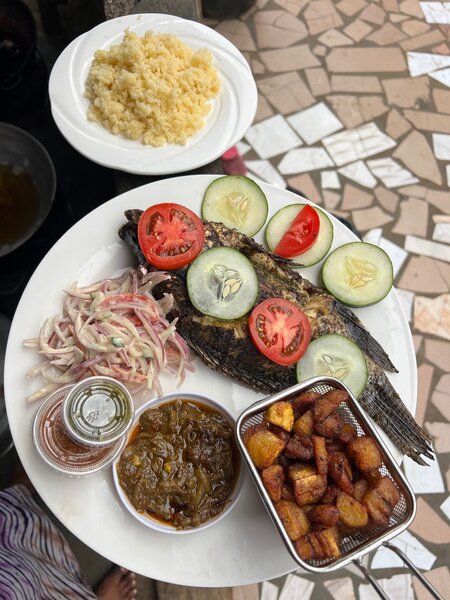 Poisson braisé Accompagnements