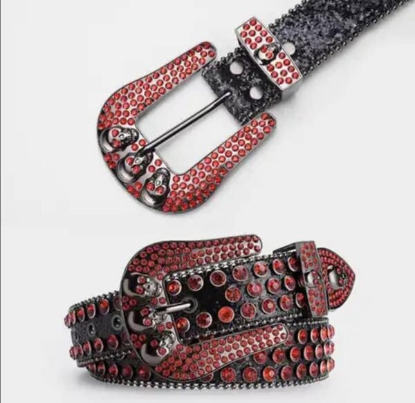 Ceinture en strass glamour