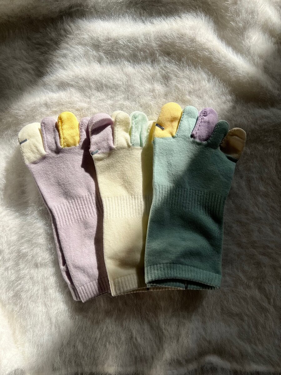 Носки с пальчиками стандартный размер