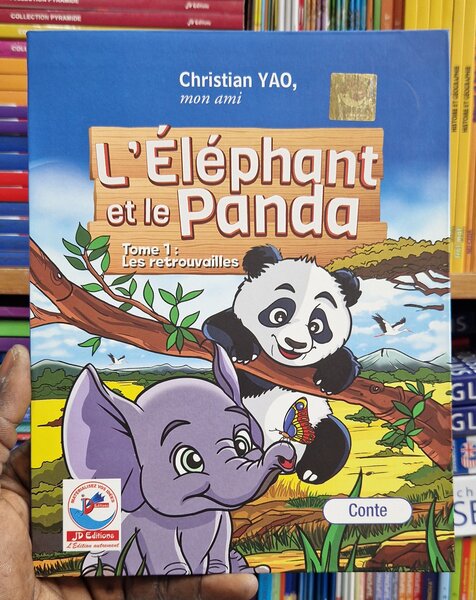 Livre pour enfants "L'Éléphant et le Panda"