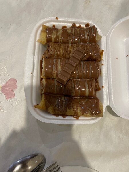 Crêpes nutella kinder