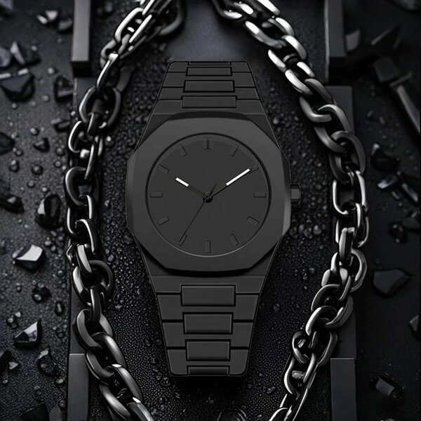 Montre Homme Minimaliste Noir