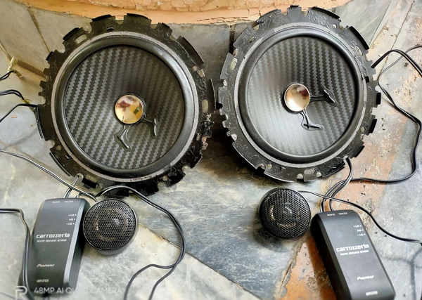 Pioneer Carrozzeria 2-Way Component Speaker TS-F1630S 160 Watt Max 6.5 Inch Used Door Speakers