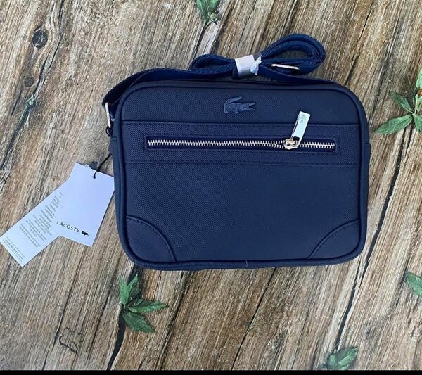 Sac banane Lacoste - noir et bleu