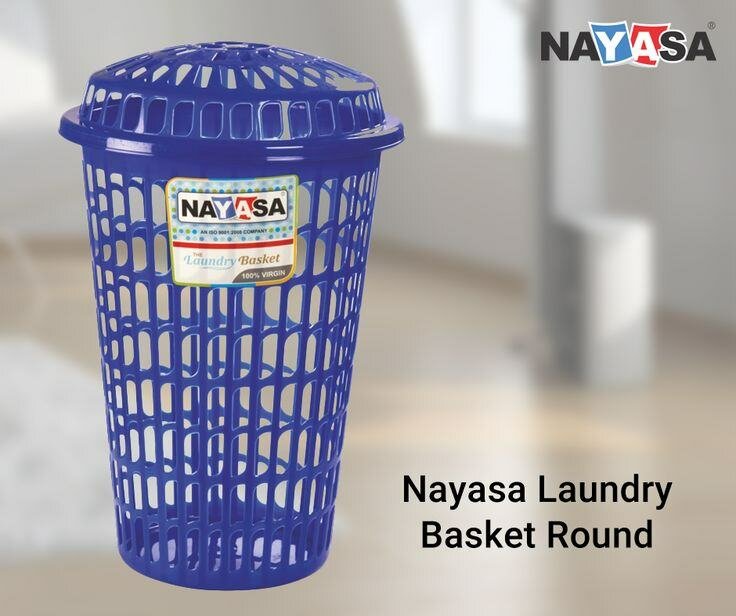 Grand panier  à linge coloré