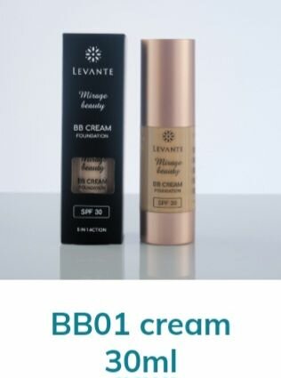 Вв тональный крем фирма Леванте.