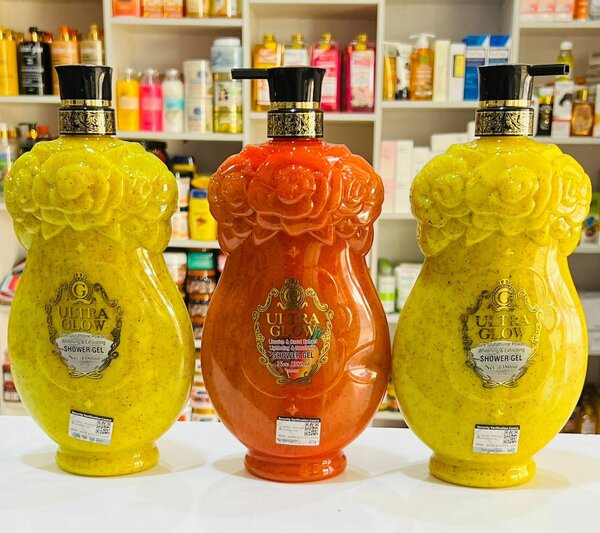 Ultra glow shower gel