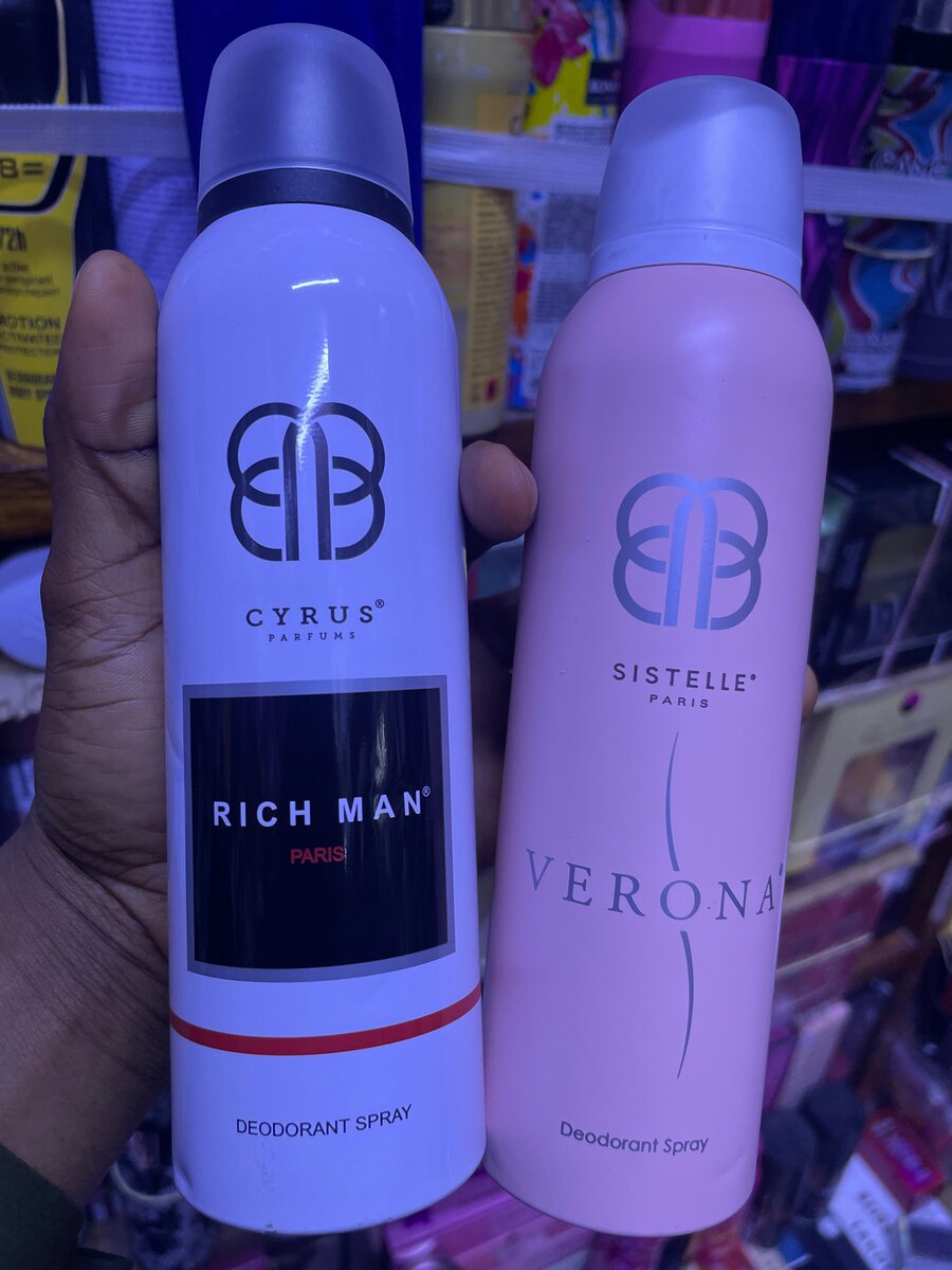 Cyrus Deodorant Spray Collection