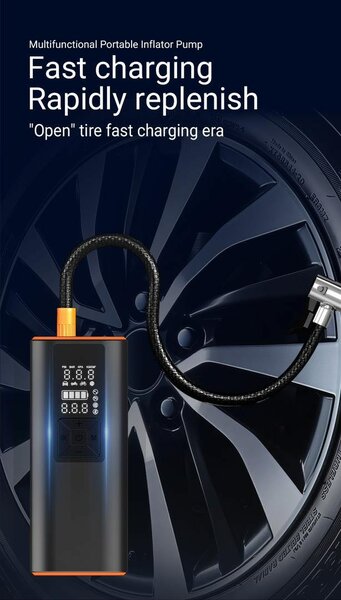 Rechargeable Electric Tyre Pump