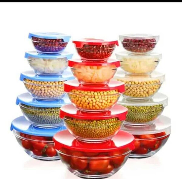 5 in 1 glass bowl set