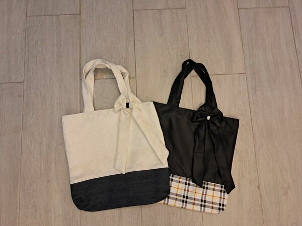 TOTE WITH BOW