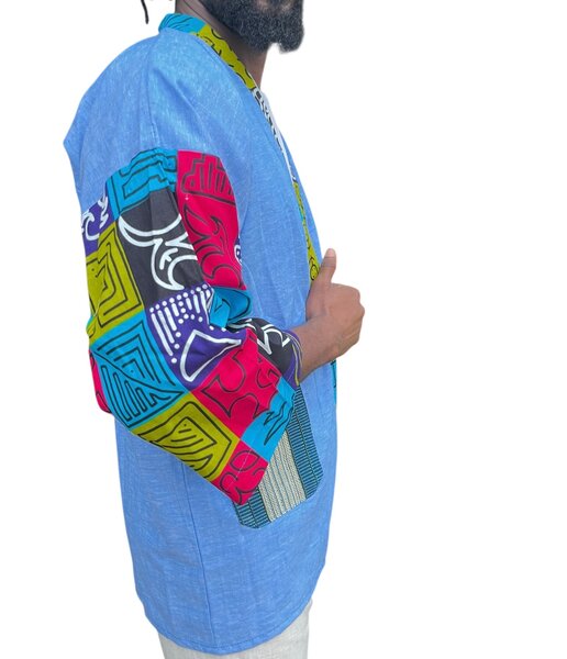 Veste kimono homme colorée