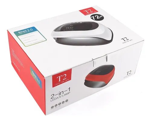 T2 72W LED UV Nail Lamp 2-in-1