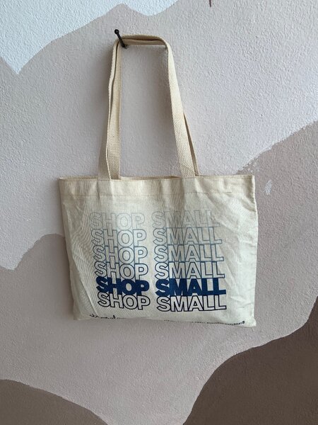 Sac cabas coton "Shop Small"