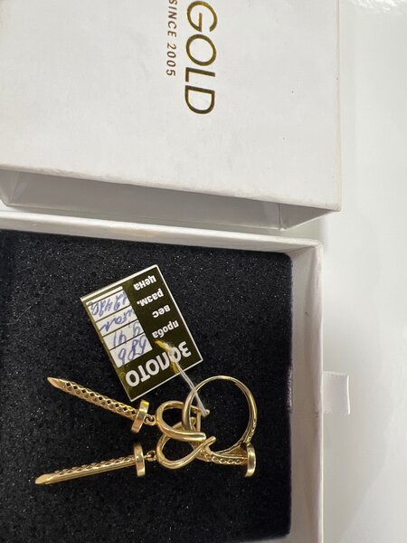 Комплект Гвоздь 585 пробы