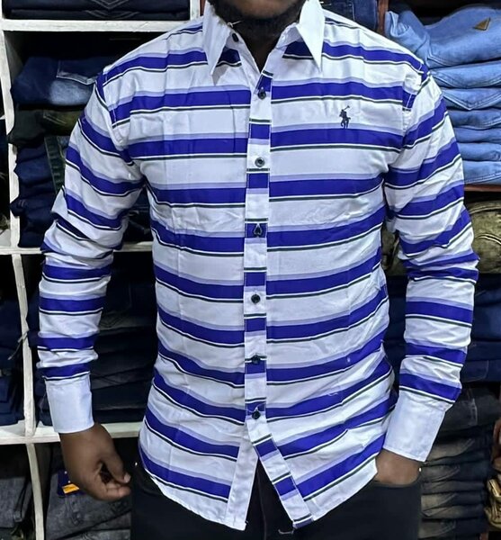 Chemise rayée pour hommes