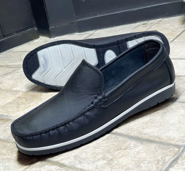 Mocassins en cuir pour hommes