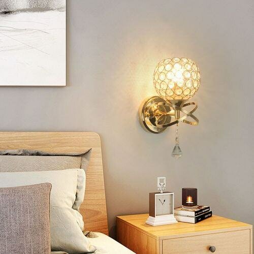 Applique Murale En Cristal Satellite à LED De Mode Minimalis