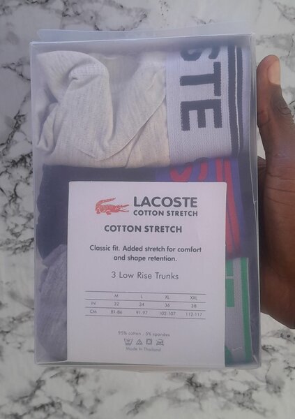 Lot de 3 boxers Lacoste