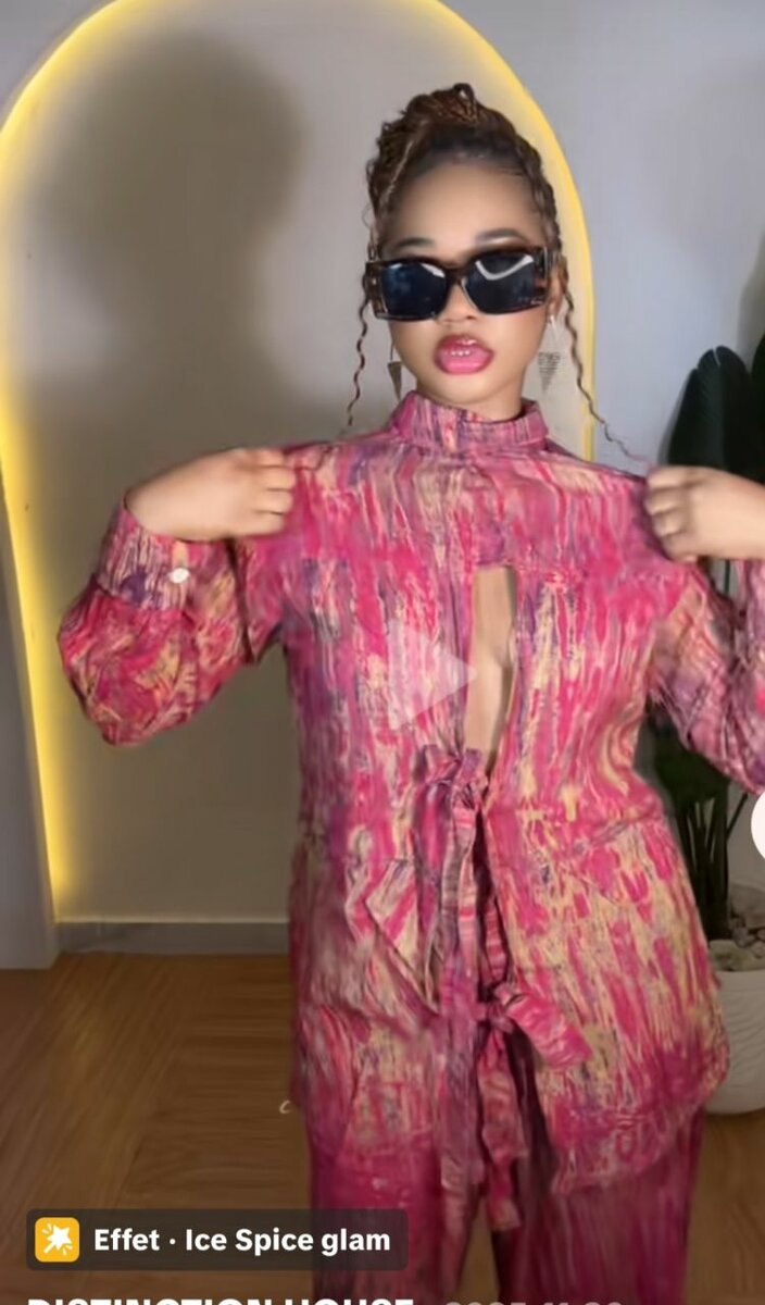 Ensemble femme chic en soie