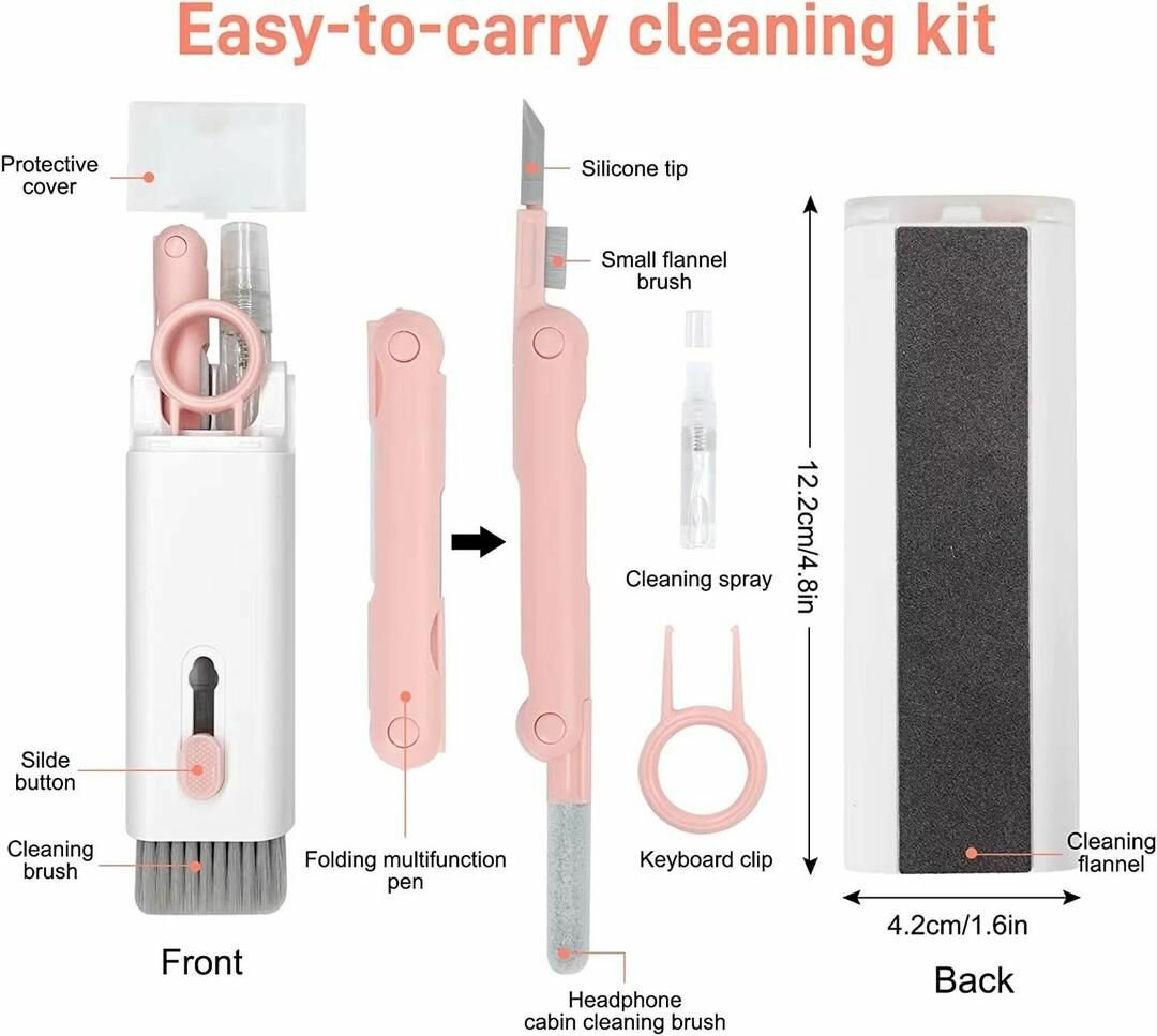 Portable Keyboard Cleaning Kit - 7 Pcs