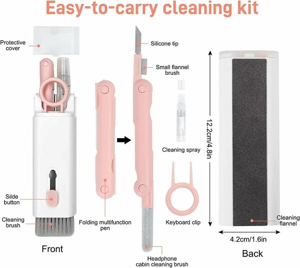 Portable Keyboard Cleaning Kit - 7 Pcs
