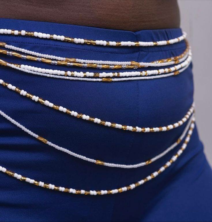 Ceinture perlée élégante