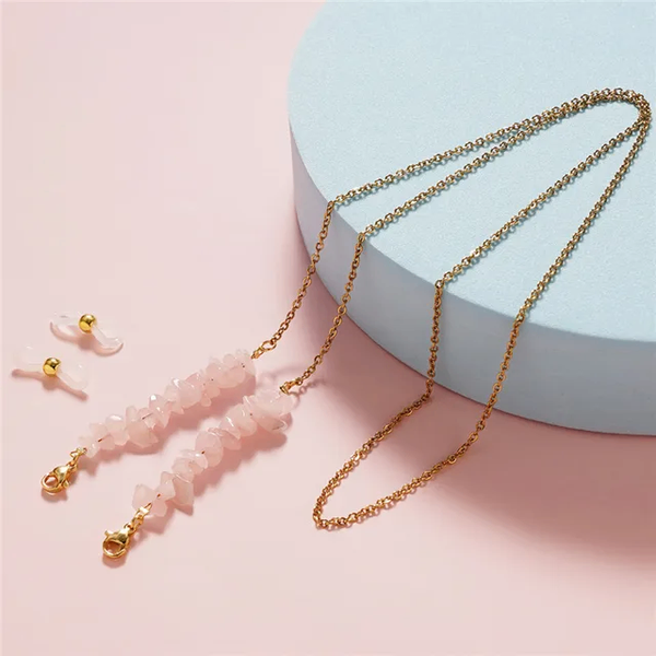 Chaînes à lunettes à perles