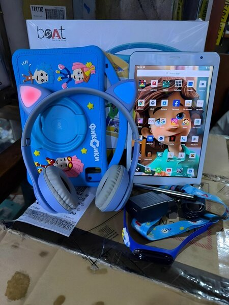 Tablette enfant et casque