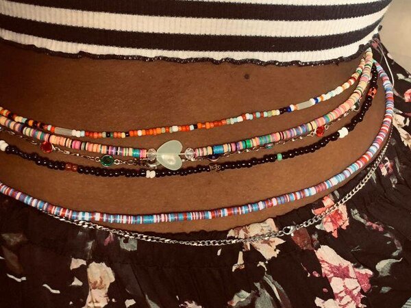 Ceintures de taille en perles