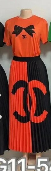 Beautiful and stylish women's dress two-tone