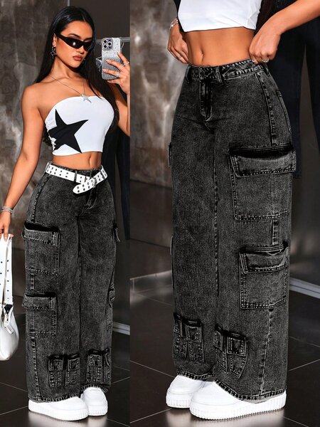 Jean baggy tendance pour femmes